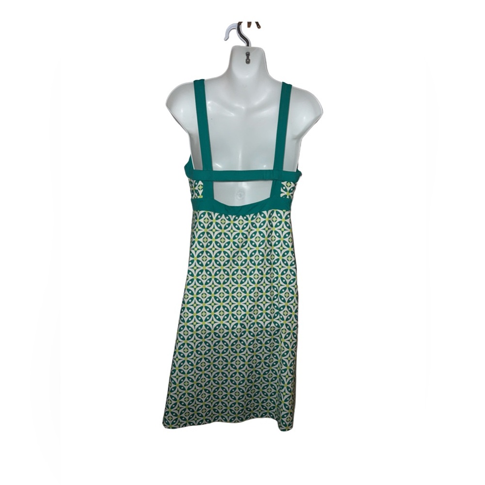 PATAGONIA Minette Tank Dress: Teal & Lime Green Outdoor Ready Jersey Knit Size M - Picture 7 of 12